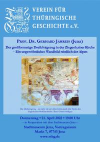Plakat Vortrag Jahreis Dreikoenigszug Ziegenhain 20220421